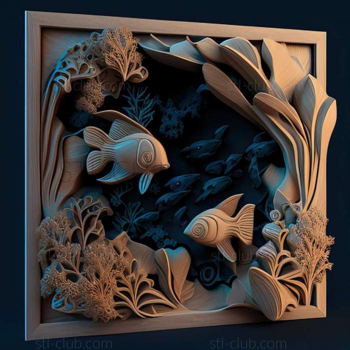 3D model underwater (STL)